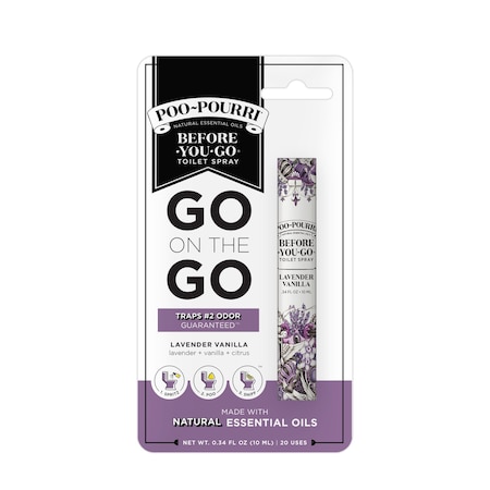 Poo-Pourri Poo-Pourri Lavender Vanilla Scent Odor Eliminator 10 ml Liquid SET-10ML-LV-V1